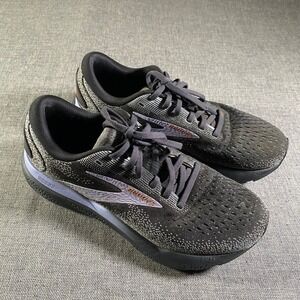 Brooks Ghost 11 Women 8.5 Running Shoes Black Gray Sneakers Athletic Lightweight